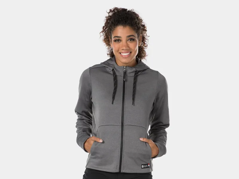 Bontrager Evoke Womens Mountain Bike Hoodie in Grey